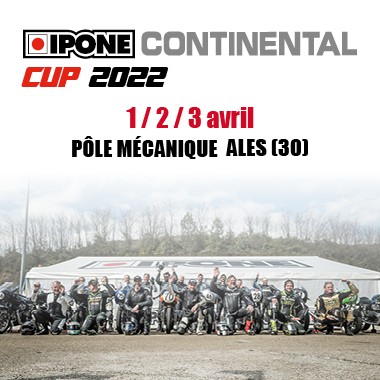 Ipone Continental Cup - 1, 2 & 3 avril au Pôle Mécanique d'Alès