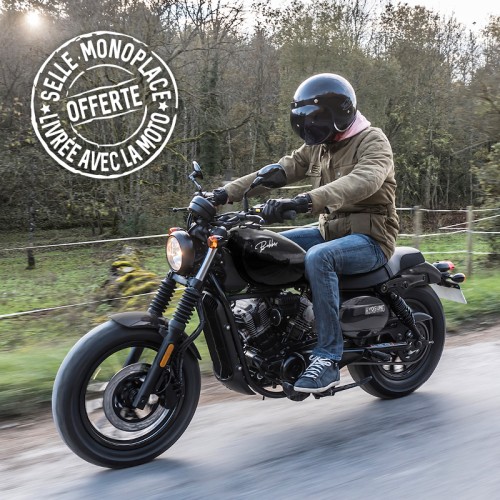 BOBBER 125 Noir Brillant HYOSUNG