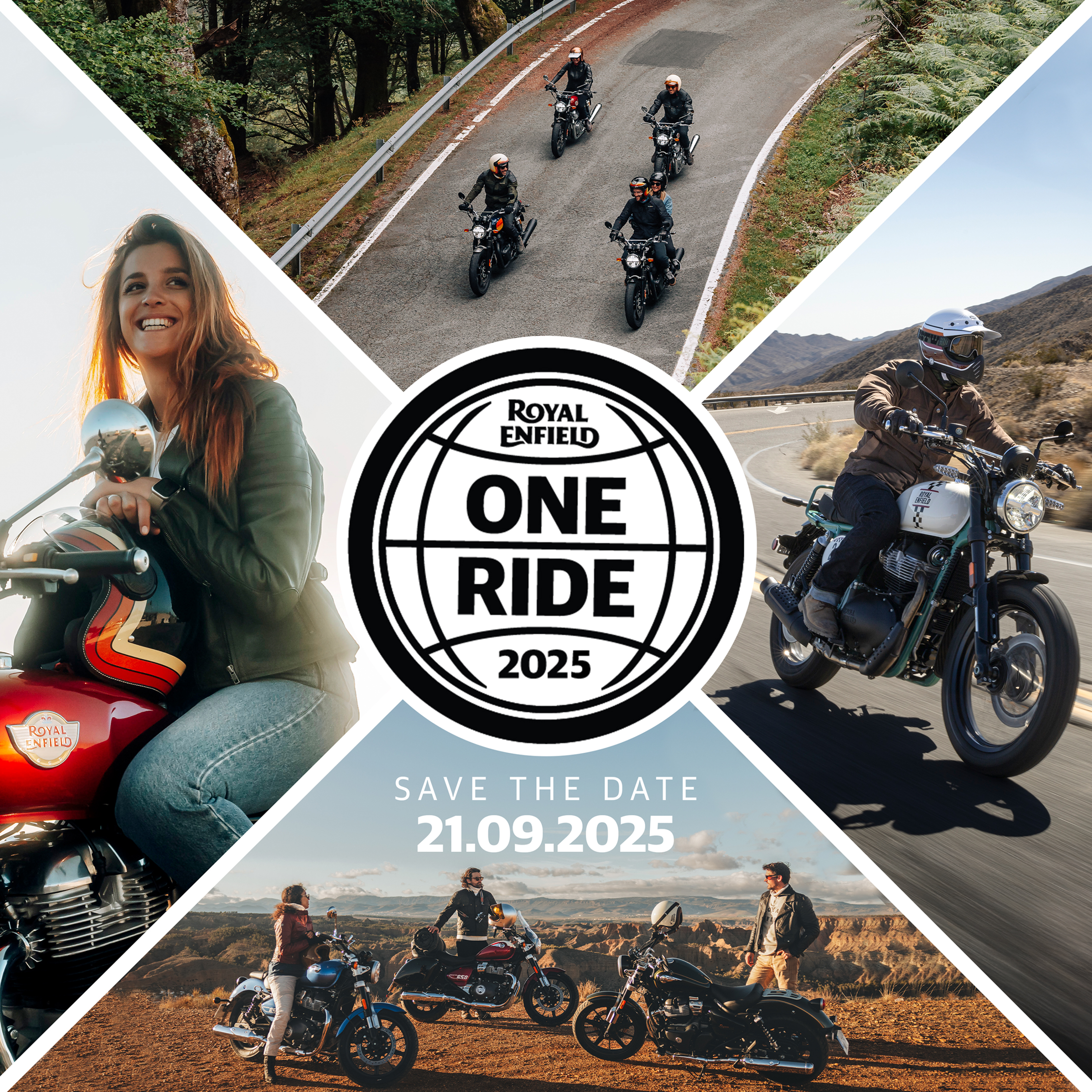 Royal Enfield organise la 14ème édition de la « One Ride », le dimanche 21 septembre 2025