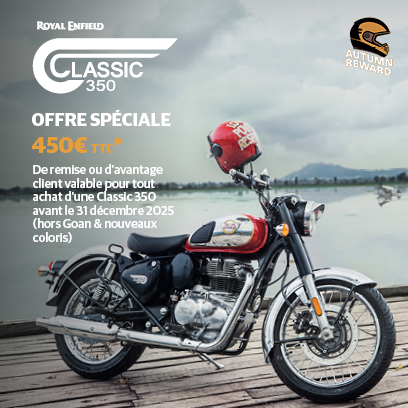 Nouvelles offres commerciales chez Royal Enfield