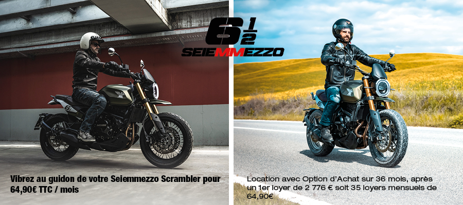 seiemmezzo scrambler offres loa moto morini
