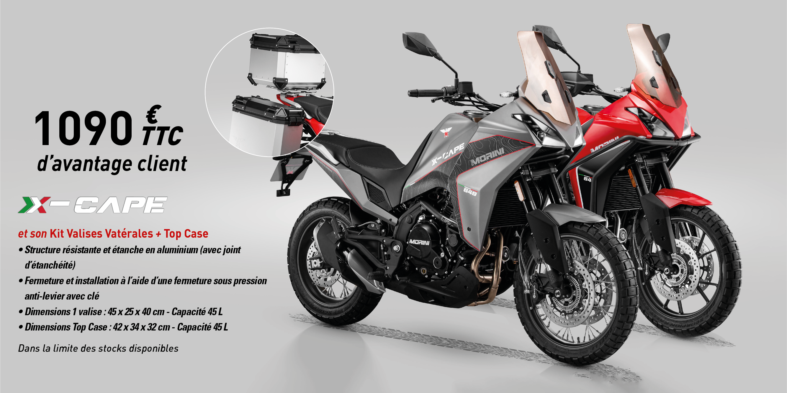 x cape 649cc offres kit accessoires
