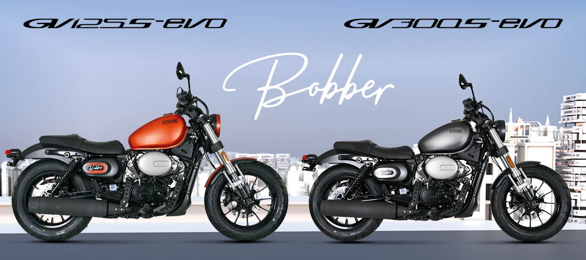 Bobbers GV125S-EVO et GV300S-EVO